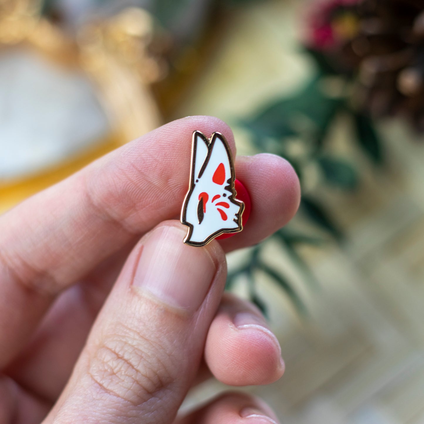 Mini Pins Fox & Kitsune | Enamel Pins - Aurigae Art &Illustration