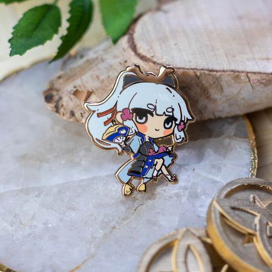 Ayaka | Genshin Impact | Enamel Pins - Aurigae Art &Illustration