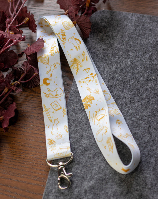 Witch's Kitten | Lanyards - Aurigae Art &Illustration