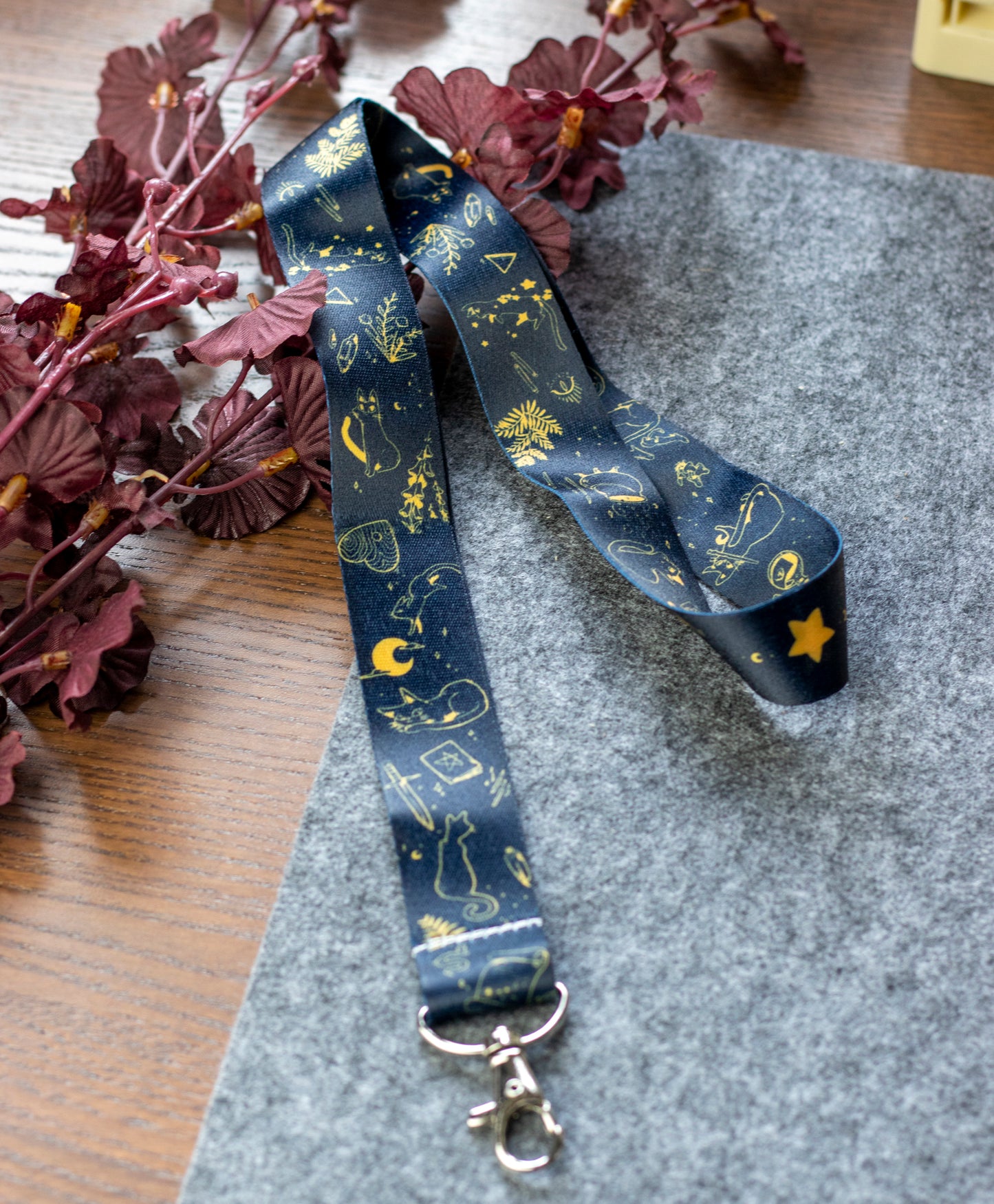 Witch's Kitten | Lanyards - Aurigae Art &Illustration