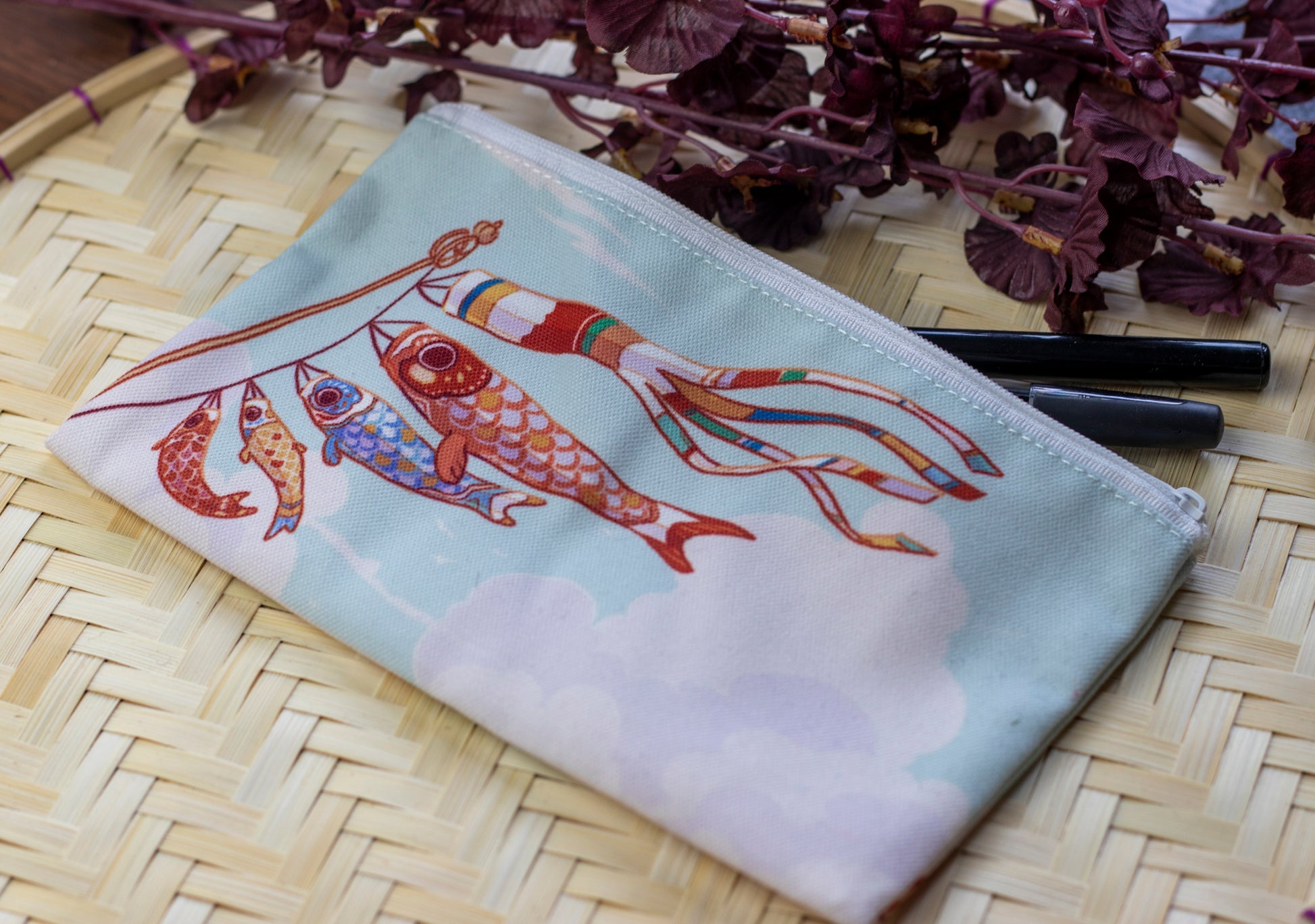 Koinobori Pencil Case | Bags - Aurigae Art &Illustration