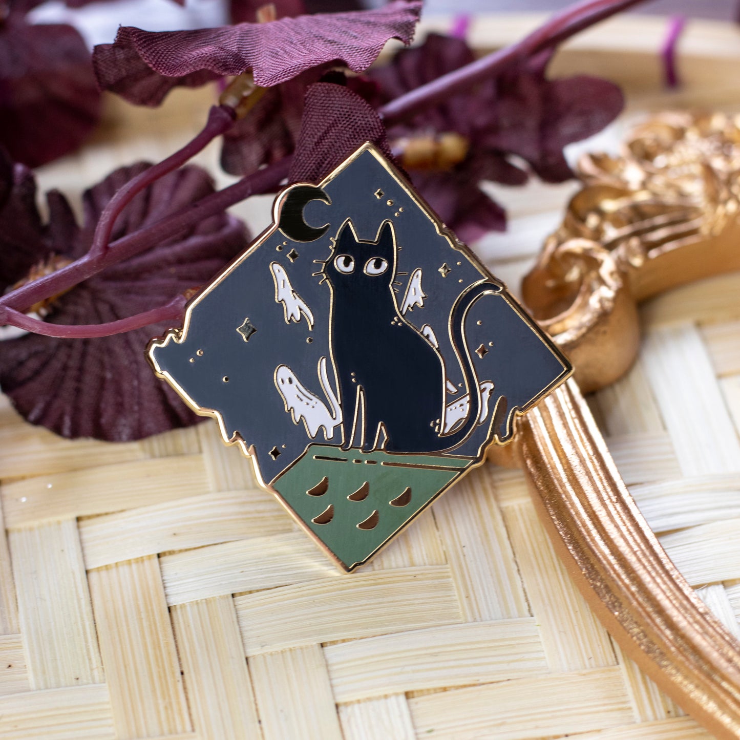 Nighttime | Enamel Pin - Aurigae Art &Illustration