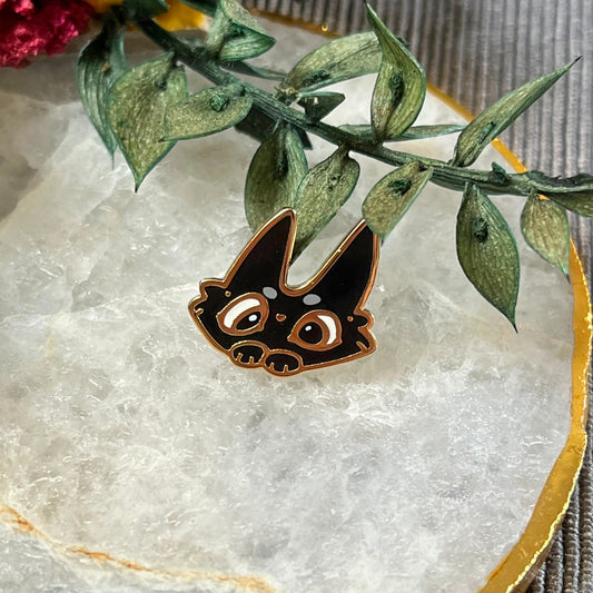 Mini Pin Black Kitty | Enamel Pins