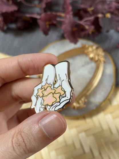 Holding Stars | Enamel Pins