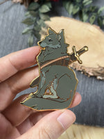 Load and play video in Gallery viewer, Adventurer Wolf | Enamel Pins
