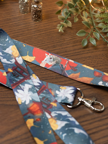 Kitsune | Lanyards - Aurigae Art &Illustration