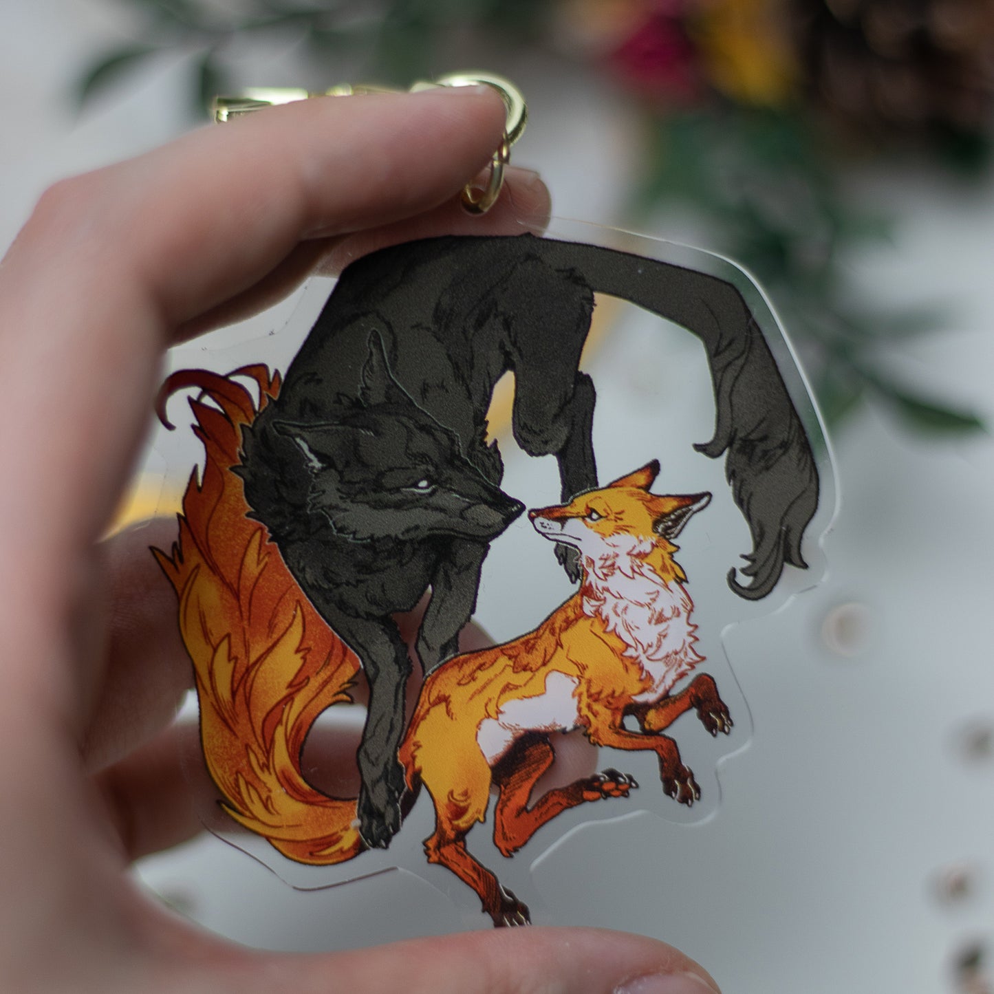 Fox&Wolf | Charms - Aurigae Art &Illustration