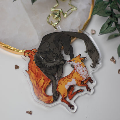 Fox&Wolf | Charms - Aurigae Art &Illustration