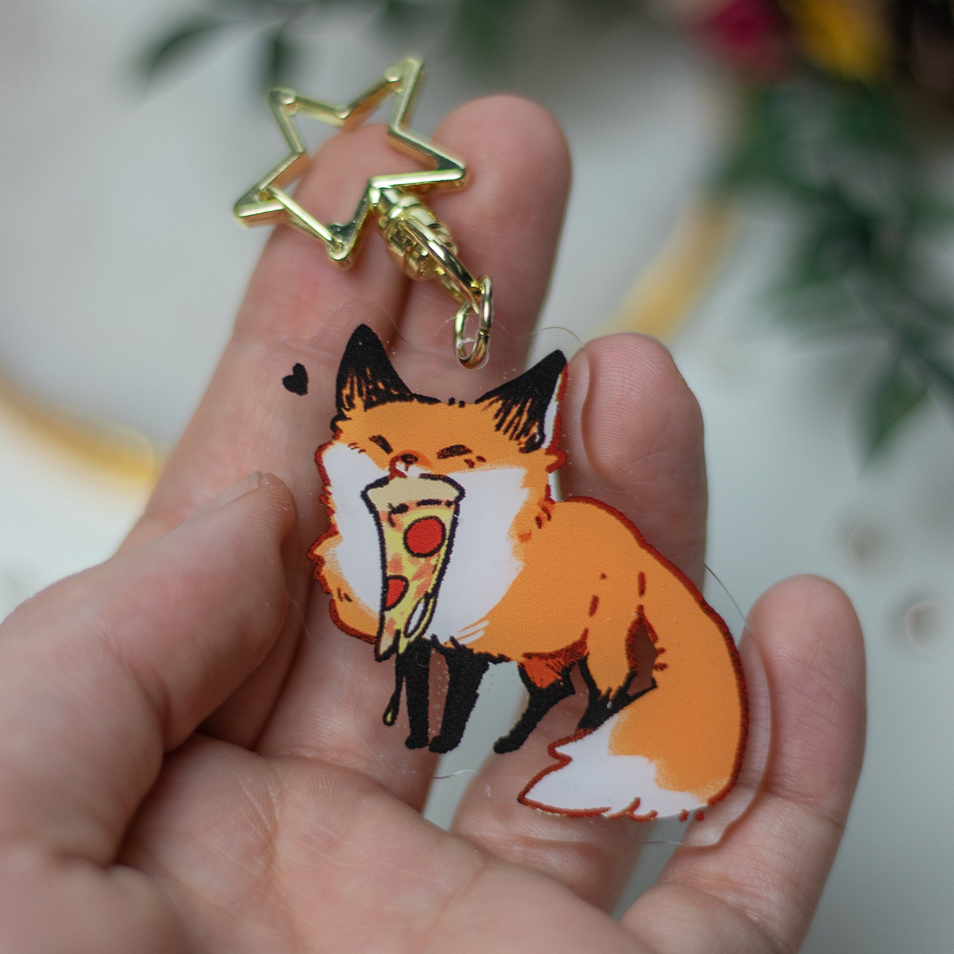 Pizza Fox | Charms - Aurigae Art &Illustration