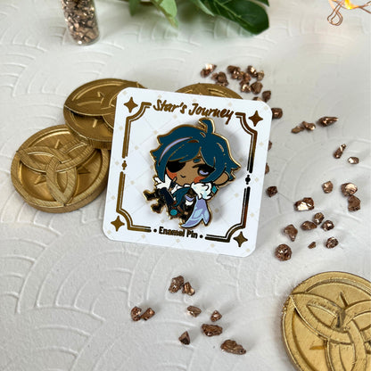 Kaeya | Genshin Impact | Enamel Pins - Aurigae Art &Illustration