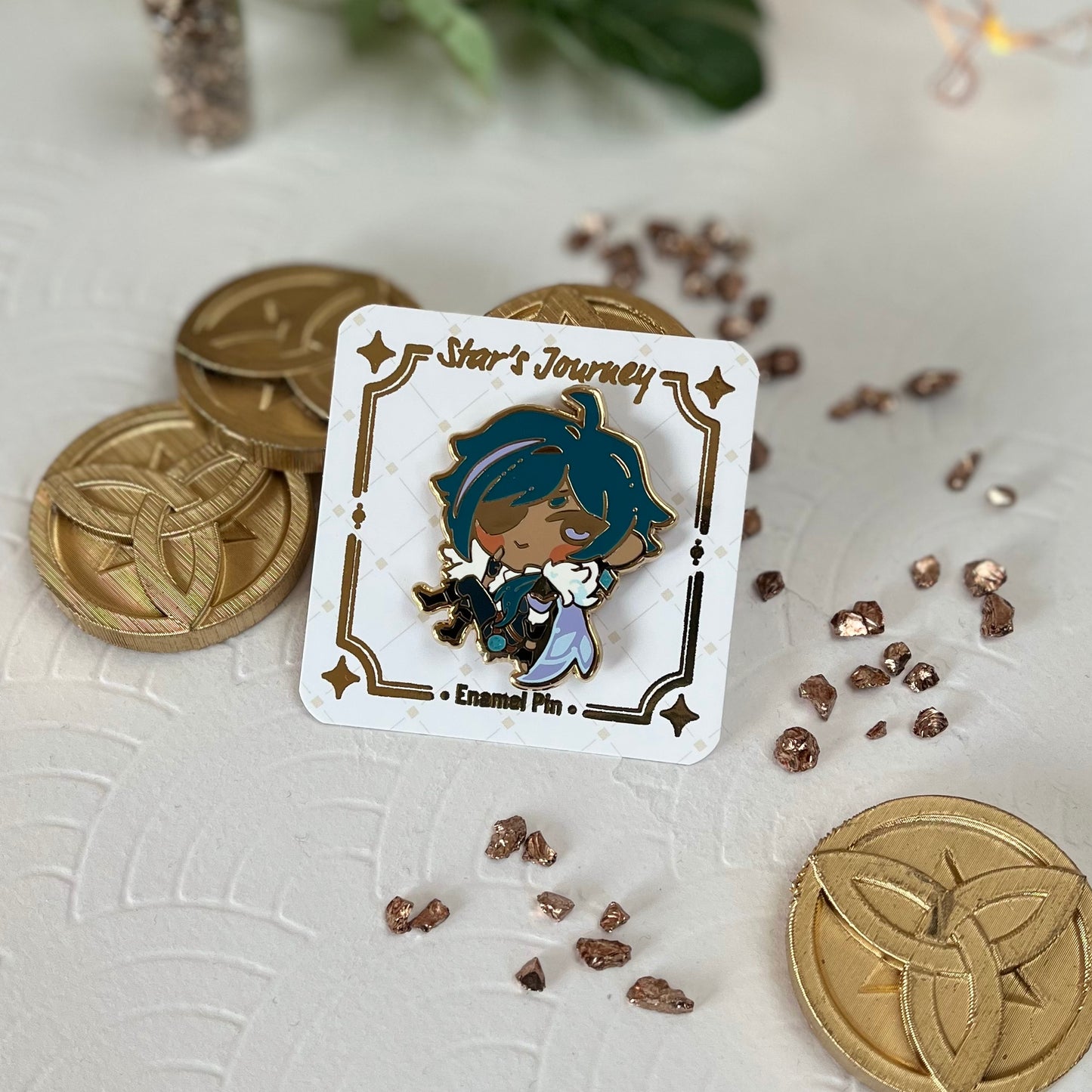 Kaeya | Genshin Impact | Enamel Pins - Aurigae Art &Illustration