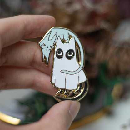 Ghost Dress-Up | Enamel Pins - Aurigae Art &Illustration