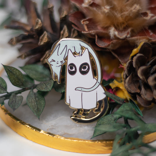 Ghost Dress-Up | Enamel Pins - Aurigae Art &Illustration