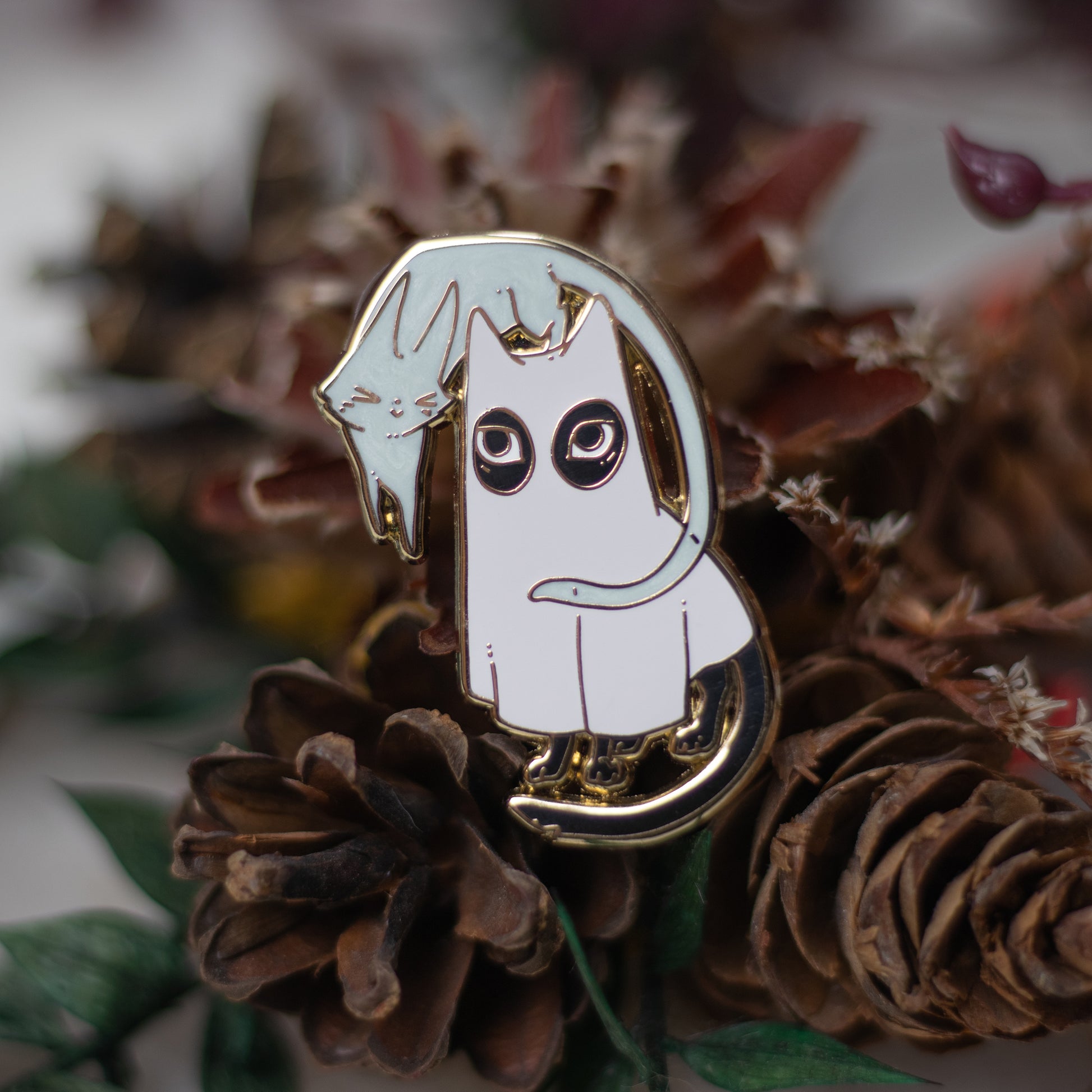 Ghost Dress-Up | Enamel Pins - Aurigae Art &Illustration