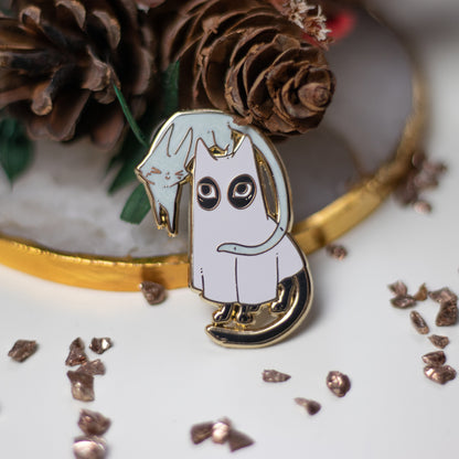 Ghost Dress-Up | Enamel Pins - Aurigae Art &Illustration