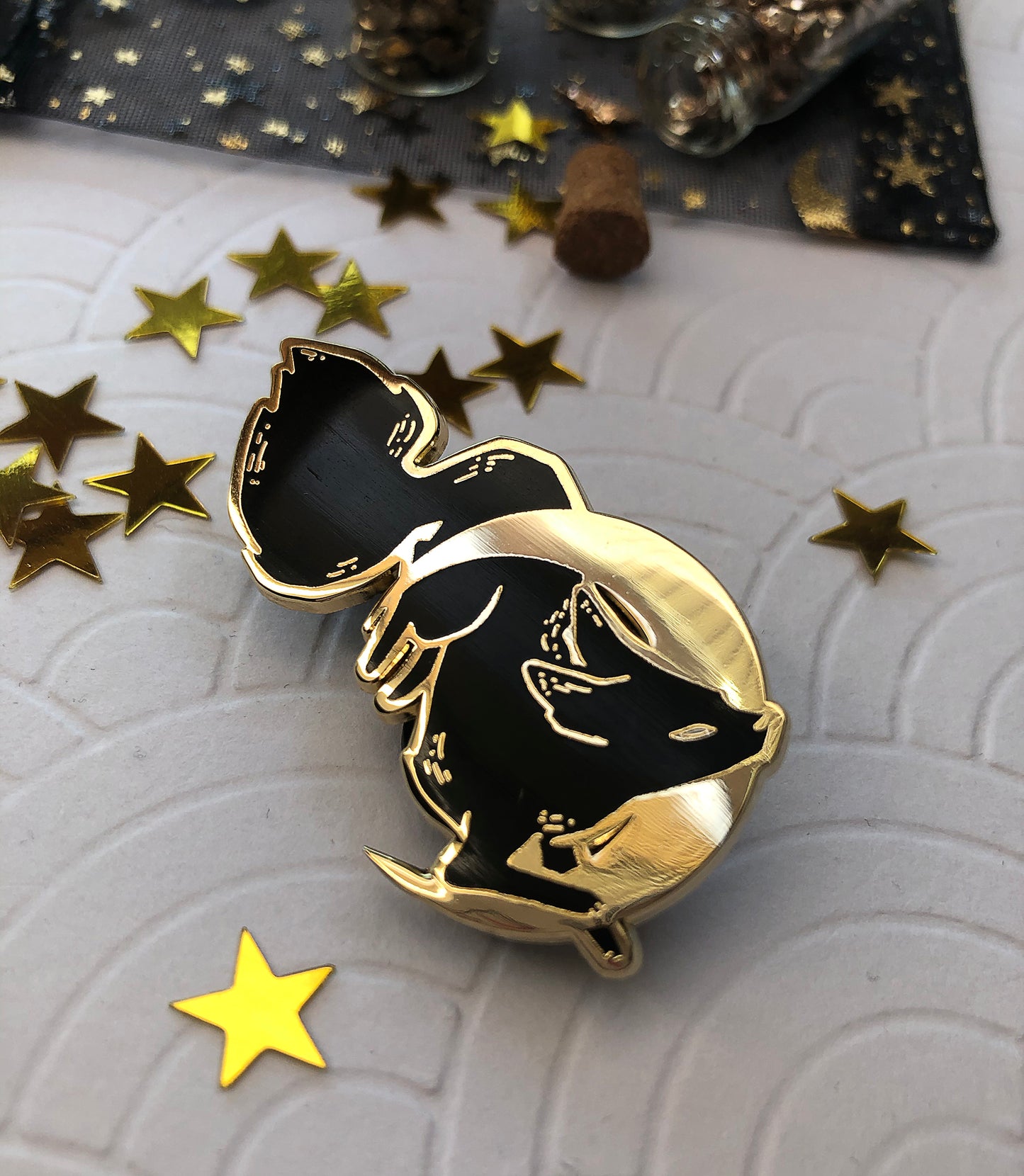 Mooneater | Enamel Pin - Aurigae Art &Illustration