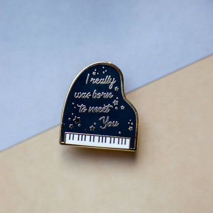 Piano | Enamel Pin - Aurigae Art &Illustration