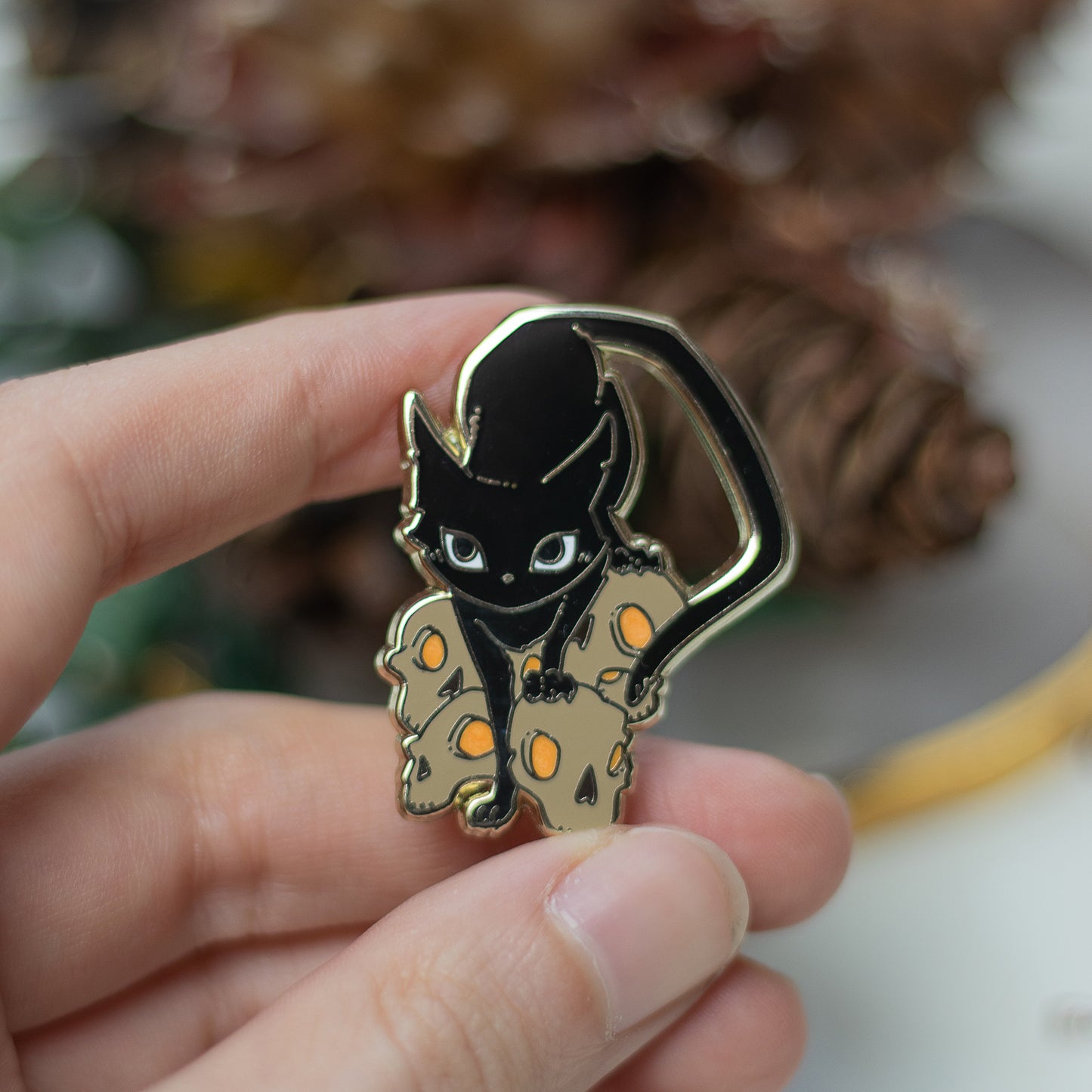 Skull Collector | Enamel Pins - Aurigae Art &Illustration