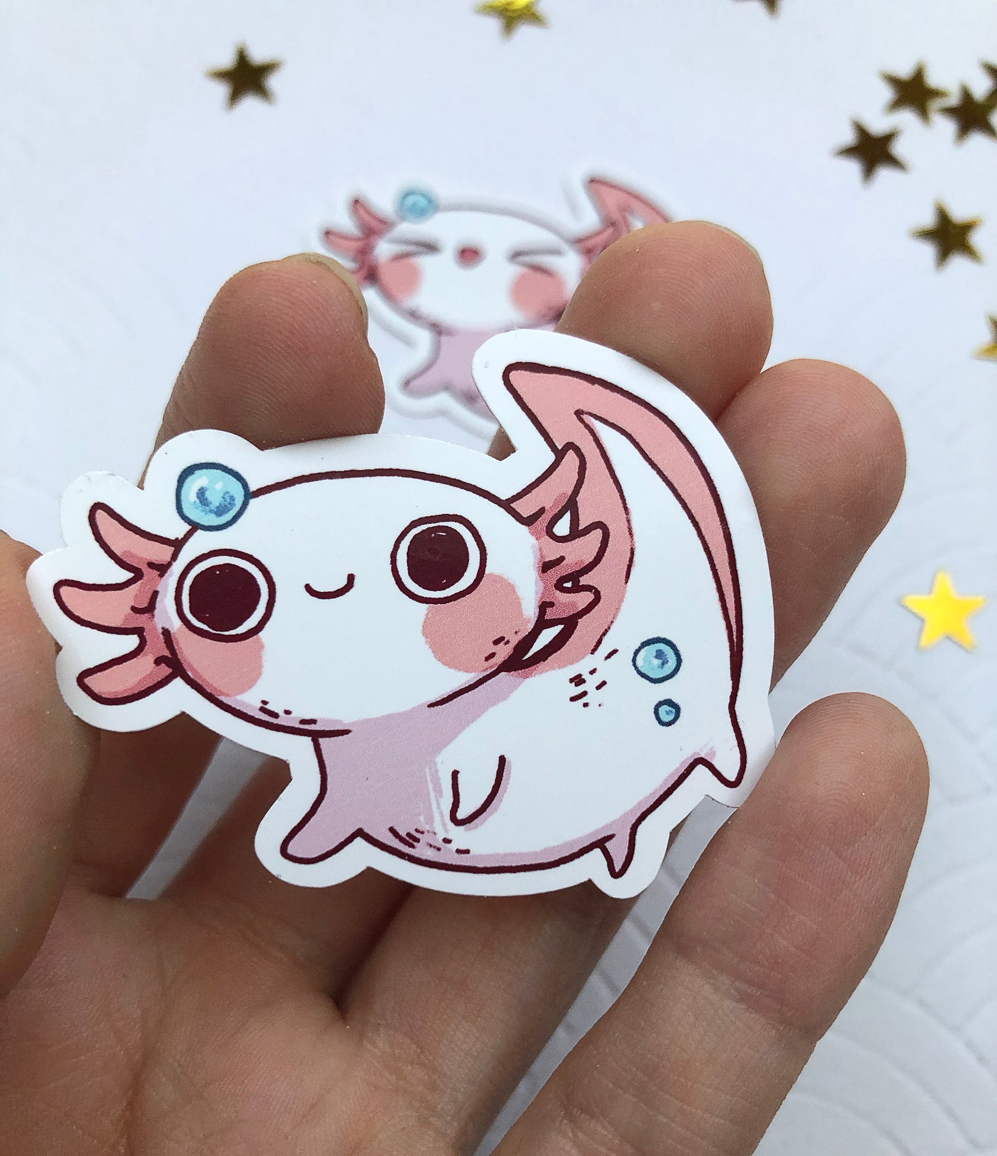 Axolotl | Stickers - Aurigae Art &Illustration